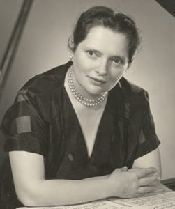 woman at piano