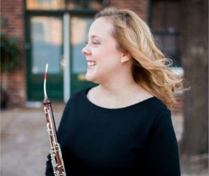 Cally Banham (MM ’96) is in her twelfth season as solo English horn with the Saint Louis Symphony. In 2017 she was appointed as the Oboe Professor at Washington University in St. Louis.