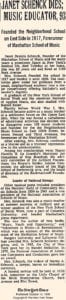 old newspaper article