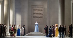 stage with opera singers in costume