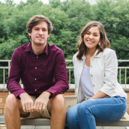 MSM Spotlight:<br>Orientation Leaders Anna Maria Vacca  & Will Hopkins