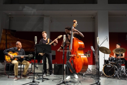 Jazz ComboFest: <br>MSM Electronic Jazz Ensemble<br>Avowal: Shadows Linger Amongst Five Moons <br>Jim Saltzman Originals Ensemble<br>Kendrick Scott Originals Ensemble<br>In Excile