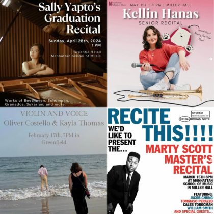 Entrepreneurial spirit: MSM students get creative in promoting their student recitals