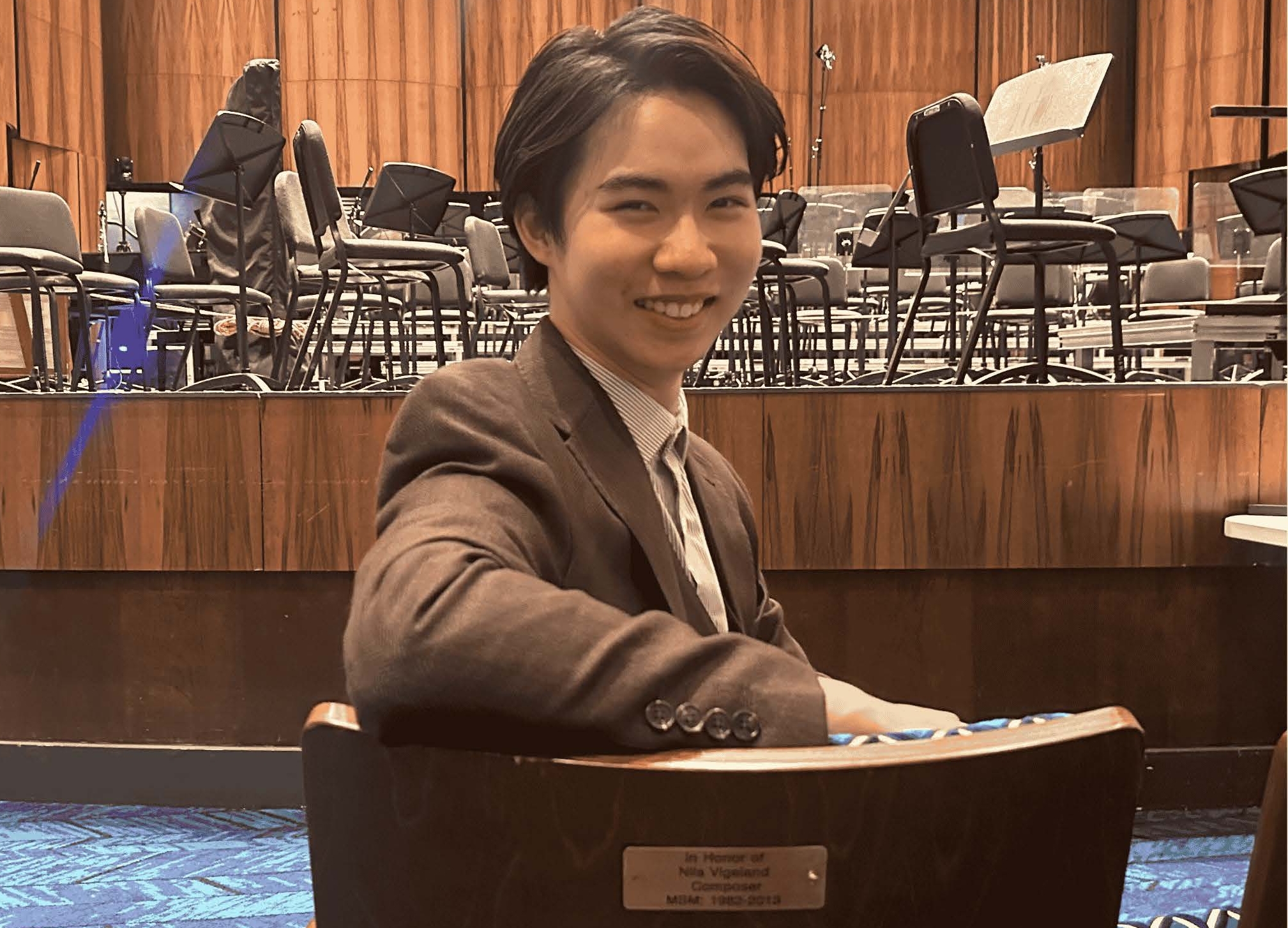 Kai Pong (James) Ho (BM '28, Classical Harp)