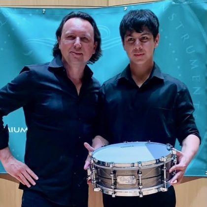 MSM Percussion student Aaron Levine wins first place at the Modern Snare Drum Competition in Cleveland, Ohio