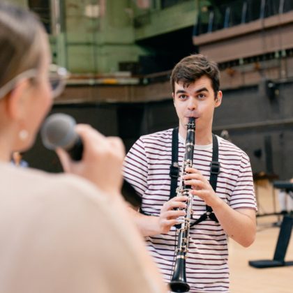 MSM Spotlight: Ethan Burke (MM ’27) journeys through <em>Music for 18 Musicians</em>
