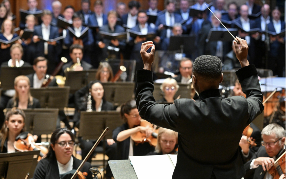 MSM alumnus Malcolm J. Merriweather conducts the London Symphony Orchestra for world-premiere performances